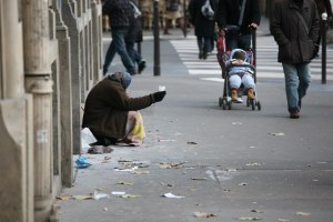 Begging in Paris